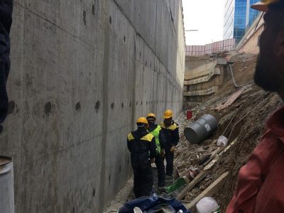 Perde Beton Poliüretan Üstü Polyurea Kaplama