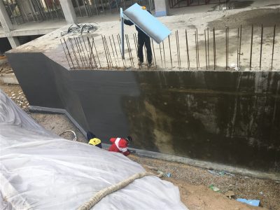 Perde Beton Poliüretan Üstü Polyurea Kaplama