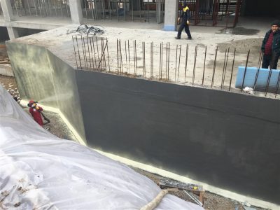 Perde Beton Poliüretan Üstü Polyurea Kaplama