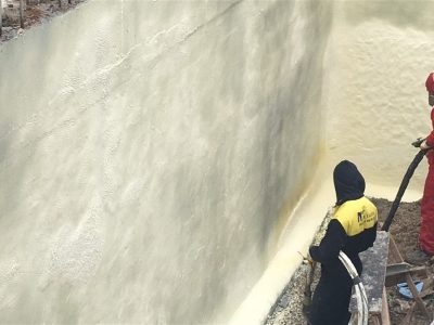 Perde Beton Poliüretan Üstü Polyurea Kaplama